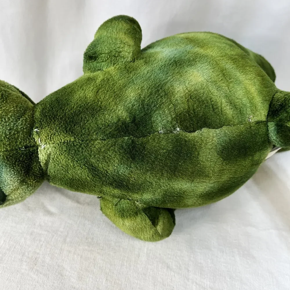 Green T-Rex Dinosaur Puppet Dino Plush Toy Build A Bear BAB 18